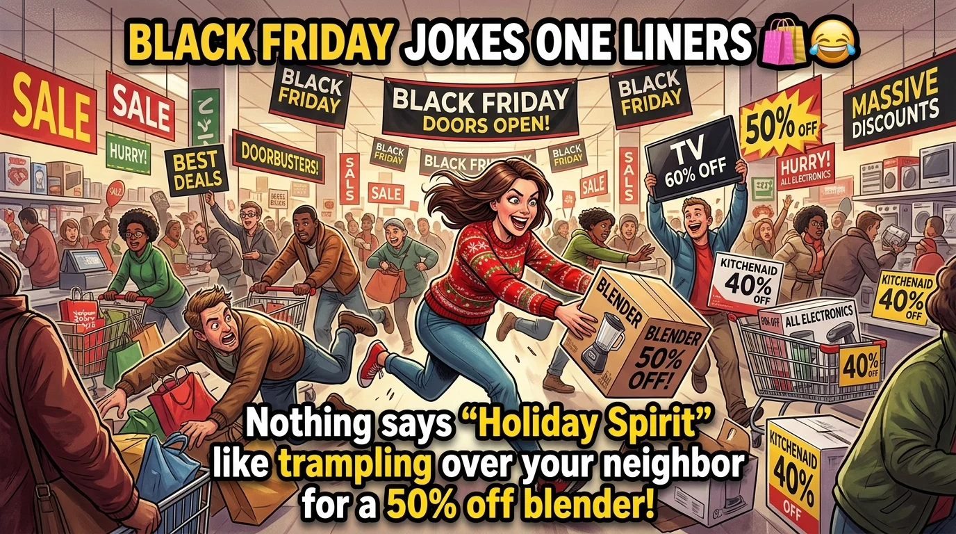 Black Friday Jokes One Liners