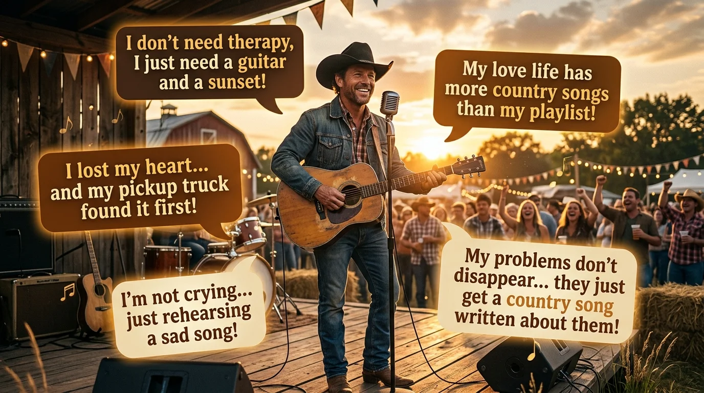 Country Music One-Liner Jokes