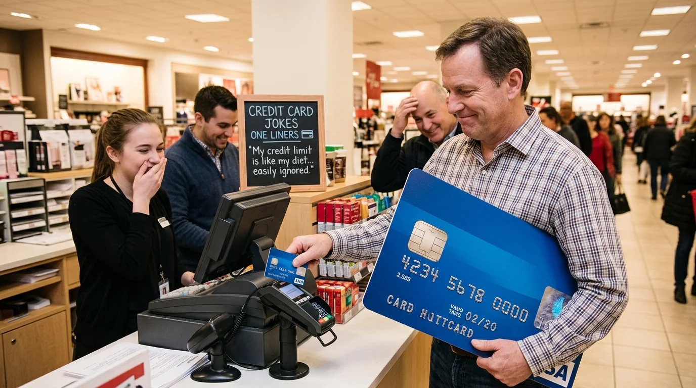 Credit Card Jokes One Liners