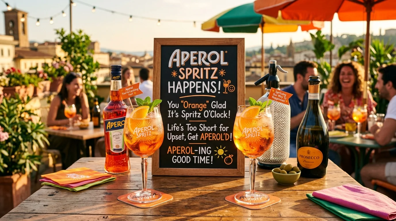 Funny Aperol Spritz Puns