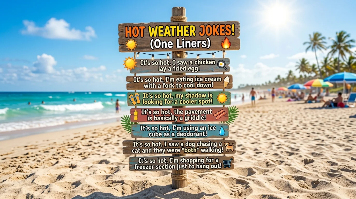 Hot Weather Jokes One Liners