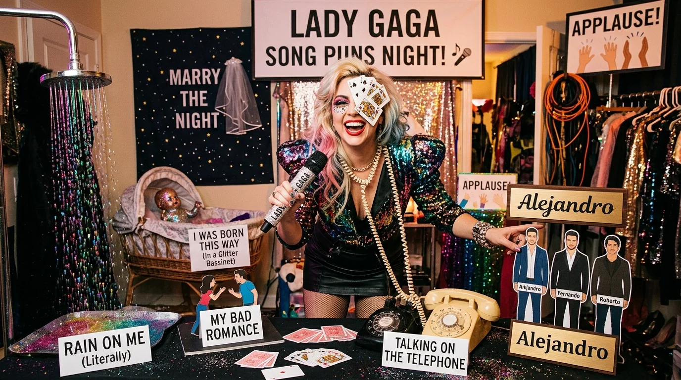 Lady Gaga Song Puns