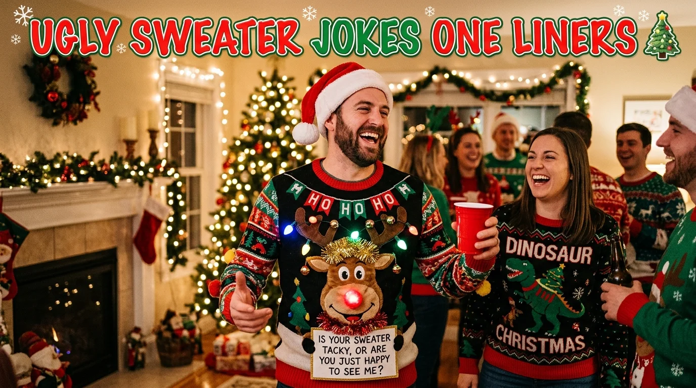 Ugly Sweater Jokes One Liners