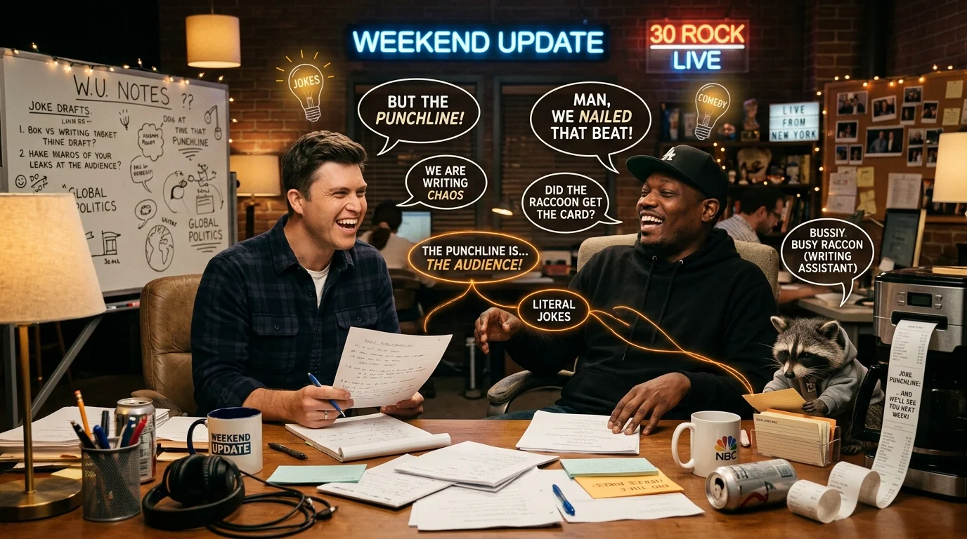 Colin Jost And Michael Che Friendship