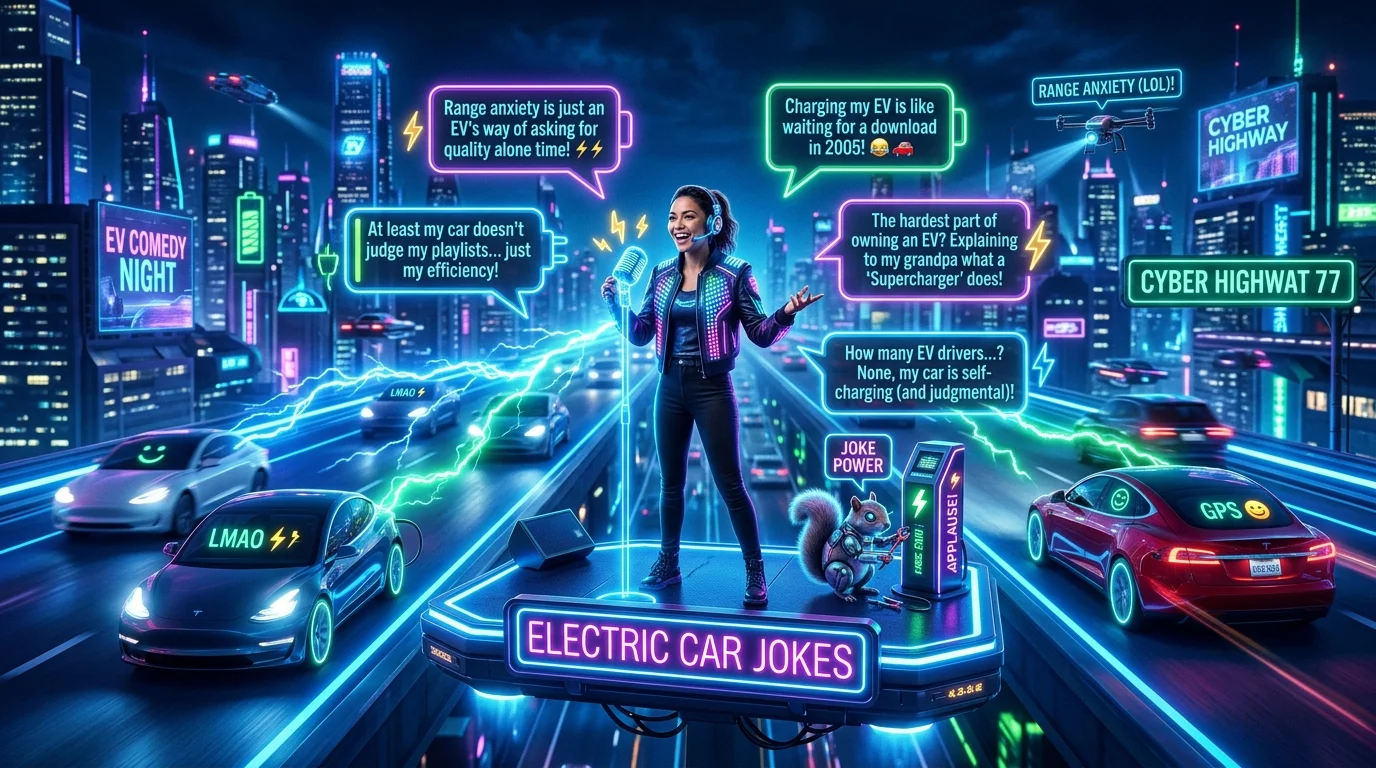 Electric Car Jokes One Liners