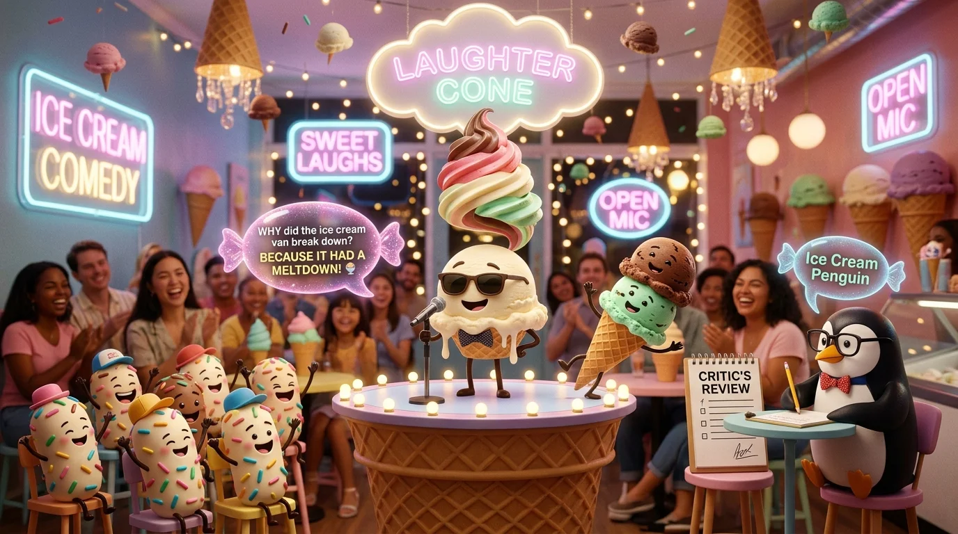 Ice Cream One-Liner Jokes (Short & Funny)