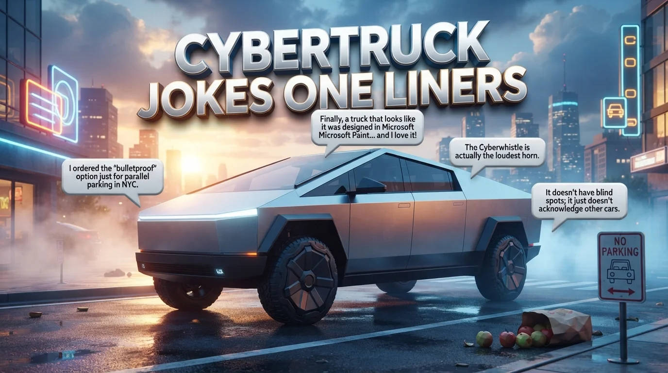 Cybertruck Jokes One Liners