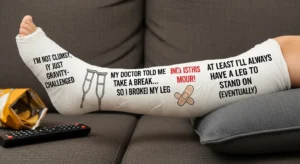 broken leg jokes
