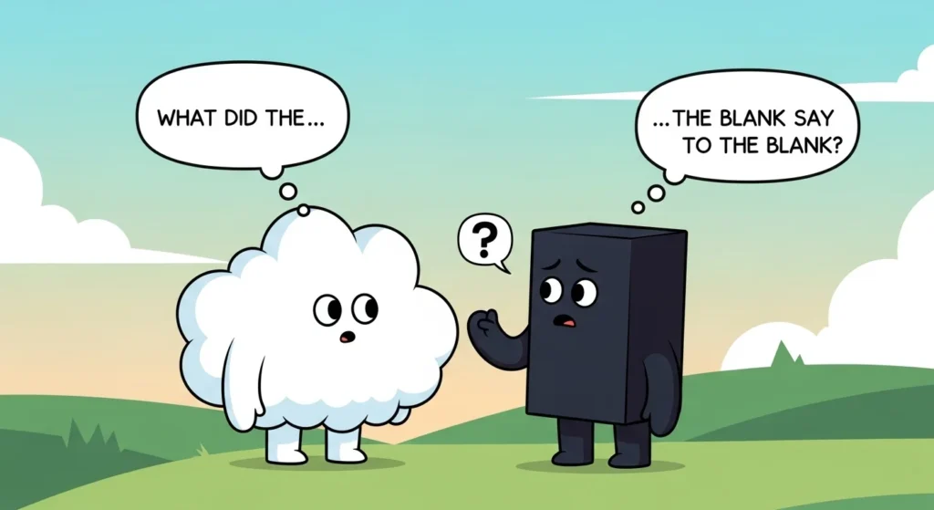 What Did The Blank Say To The Blank Jokes