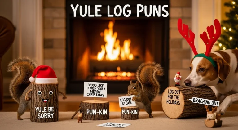 Yule Log Puns